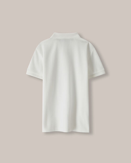 Polo Manga Corta Blanca